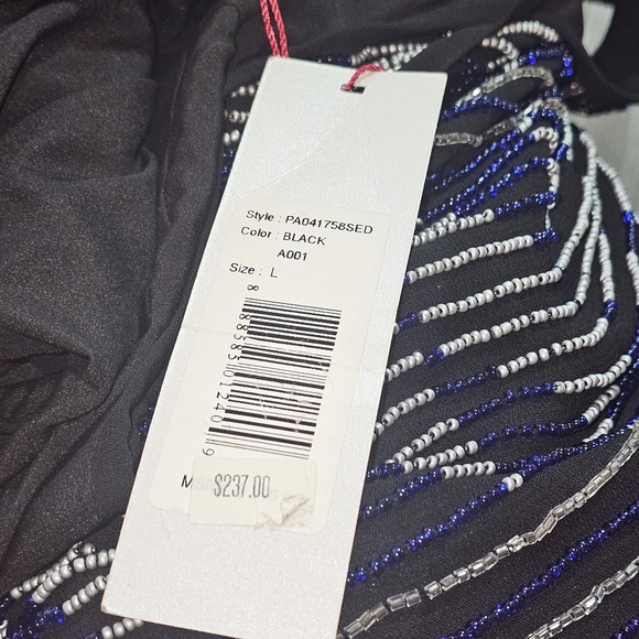 NWT Parker Lola Mini Beaded Dress SZ L ORG $237 - Picture 13 of 15